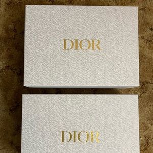 Dior boxes & cosmetic pouch
